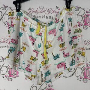 Carisma shorts flamingo 🦩 pool tube beach day chair palm tree vacation